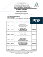 Programa de Presentación Del Libro