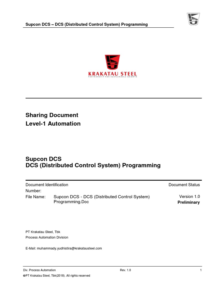Training Document Dcs Programming V1 0 Pdf