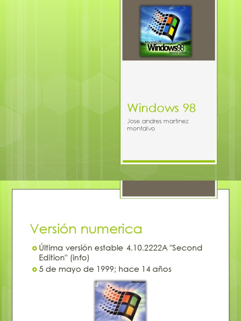 Windows 98 | PDF | Disco compacto | Microsoft Windows