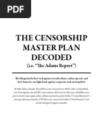 The Censorship Master Plan Decoded