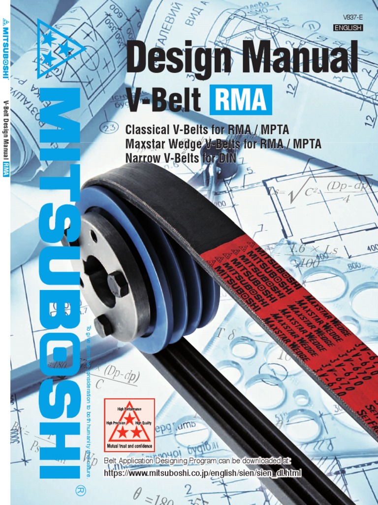 V-Belt Design and Safety Manual | PDF | Belt (Mechanical) | Mechanical ...