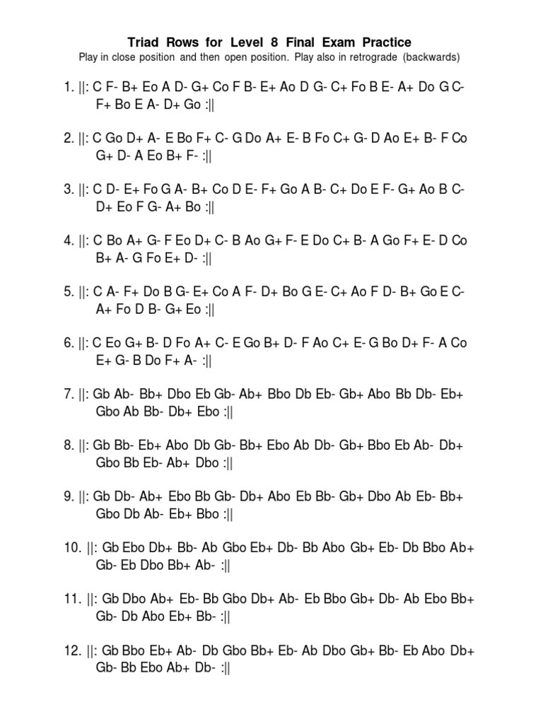 Mick Goodrick Ciclo De Triades