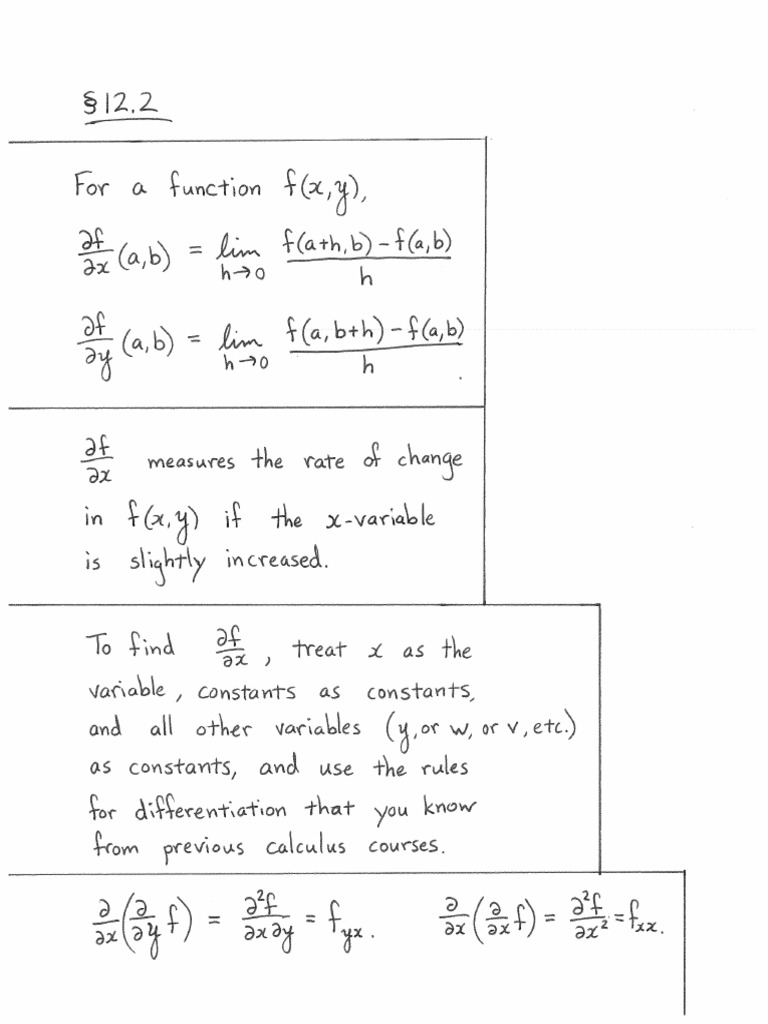 12.2 Lecture Summary | PDF