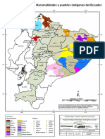 Mapa de Nacionalidades y Pueblos Del Ecuador