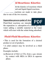 Fluid Fluid Reaction Kinetics Lecture Notes Incomplete