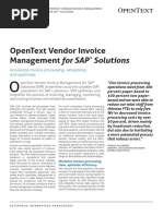 Open Text Vendor Invoice Management (VIM) For SAP Solutions PDF