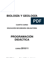 Programación B y G 4º ESO 2010-11