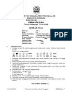 Soal Dan Kunci Ujian IPA