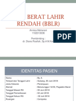 Berat Badan Lahir Rendah (BBLR)