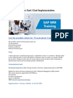 SAP MM Training PDF