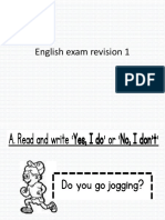 English Exam Revision 1
