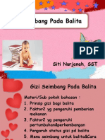 Gizi Seimbang Pada Balita