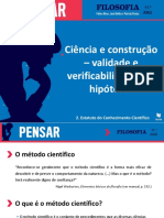 2ºciencia e Construção - A Verificabilidade Das Hipóteses+ Completo