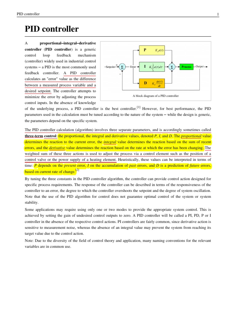 PID Controller | Control Theory | Control Engineering