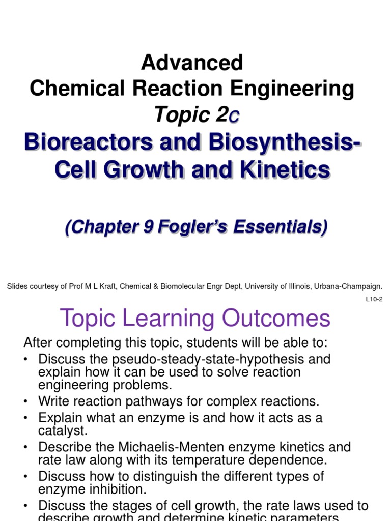 Bioreactor Kinetics and Microbial Growth | PDF | Growth Medium | Life