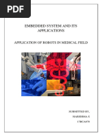 Embedded System and Its Applications