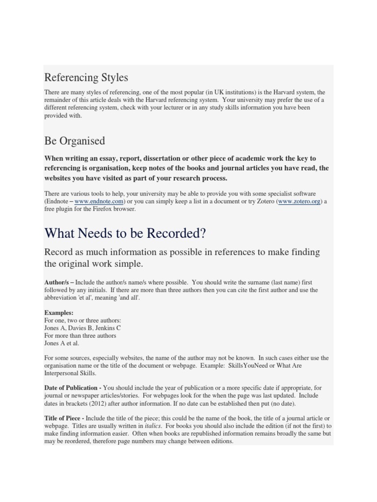 Howard Referencing | Web Page | Cyberspace