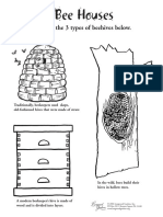 Bee Coloring PDF