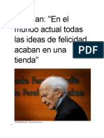 Entrevista A Bauman