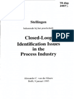 Closed-loop Identification Issues in the Process Industry