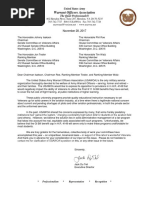 Letter to HVAC and SVAC on Aviation Tng Benefits