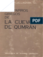 O´CALLAGHAN, Josep (1974), Los papiros griegos de la cueva 7 de Qumrán. Madrid, BAC.pdf