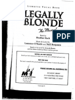 Legally Blond Script - Act One PDF