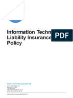 Solution Underwriting Information Technology Liability Insurance Policy Wording 02.17