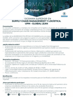 Supply Chain Management Y Logística, Upm - Global Lean: Programa Superior en