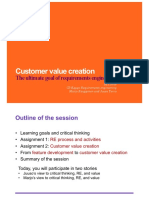 Customer Value Creation in Requirements Engineering