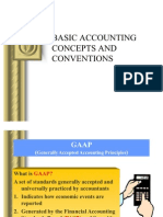 Basic Accounting Concepts and Conventions