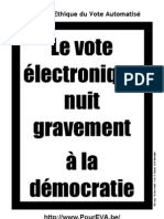 Georges-Pierre Tonnelier estime que le vote électronique nuit gravement à la démocratie