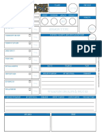 Blue Rose AGE Character Sheet Fillable