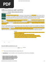 FPGA Vs ASIC Difference Between