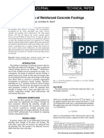 Punching Strength of Reinforced Concrete Footings: Technical Paper Aci Structural Journal