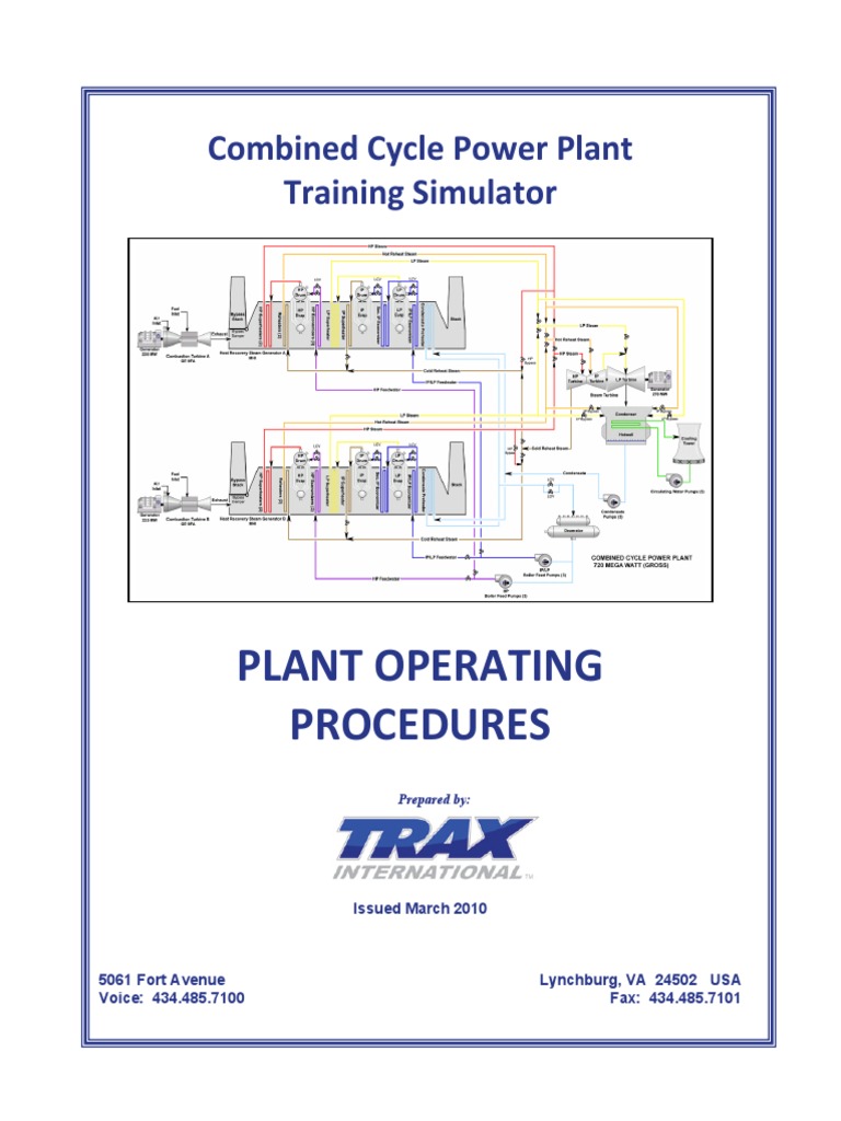 CCPP Simulator Operating Procedures | PDF | Power Station | Pump