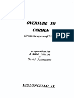 BIZET Overture To Carmen CELLO IV