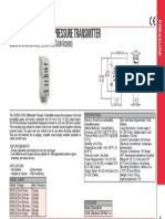 Din Rail Differential Pressure Transmitter: Mounts On 35 MM DIN Rail, 0.25% Full Scale Accuracy