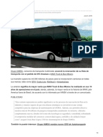 Grupo Iamsa Renueva Flota de Autotransporte