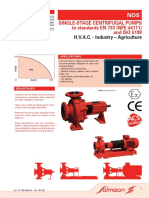 Single-Stage Centrifugal Pumps To Standards en 733 (Nfe 44111) and Iso 5199