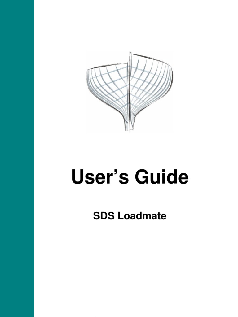 User's Guide: SDS Loadmate | PDF | Hull (Watercraft) | Crane (Machine)