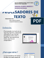 Procesador de Texto - PPT Listoo