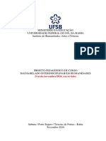 UFSB PPC BI Humanidades 2016