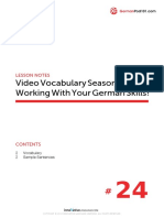 Video Vocabulary Season 2 S2 #24 Working With Your German Skills!