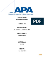 Tarea Ii. Medicina Forense Evaristo Morales Uapa