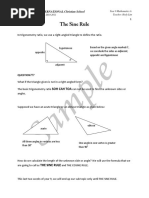 Sine Rule Worksheet