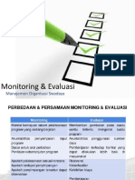 Monitoring Evaluasi