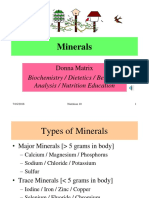 Minerals