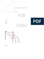 Hello: Notes On How To Use Cramer's Rule To Solve Linear Equations