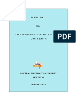 Transmission Planning Criteria Jan 2013